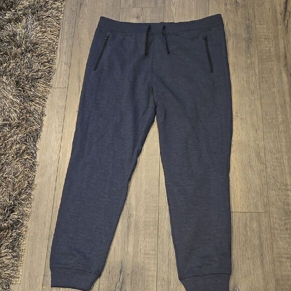 Men's Blue Jogger Pants - Picture 1 of 3
